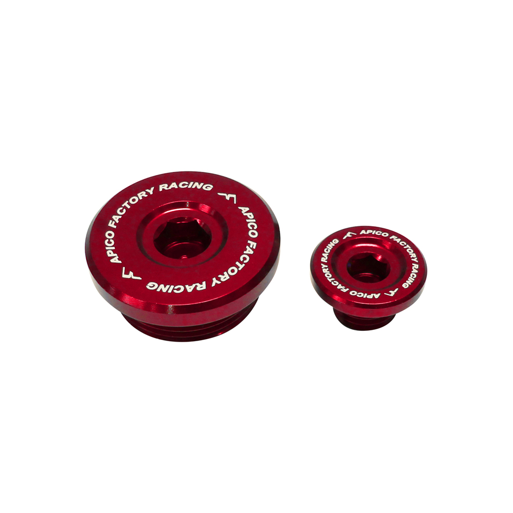 ENGINE PLUG KAWASAKI KX250F 04-10,  SUZUKI RM-Z250 04-06 RED